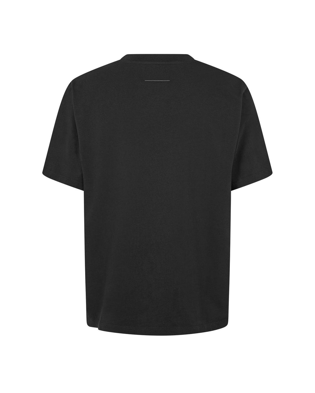 MM6 by Maison Margiela Black Logo T-Shirt for men