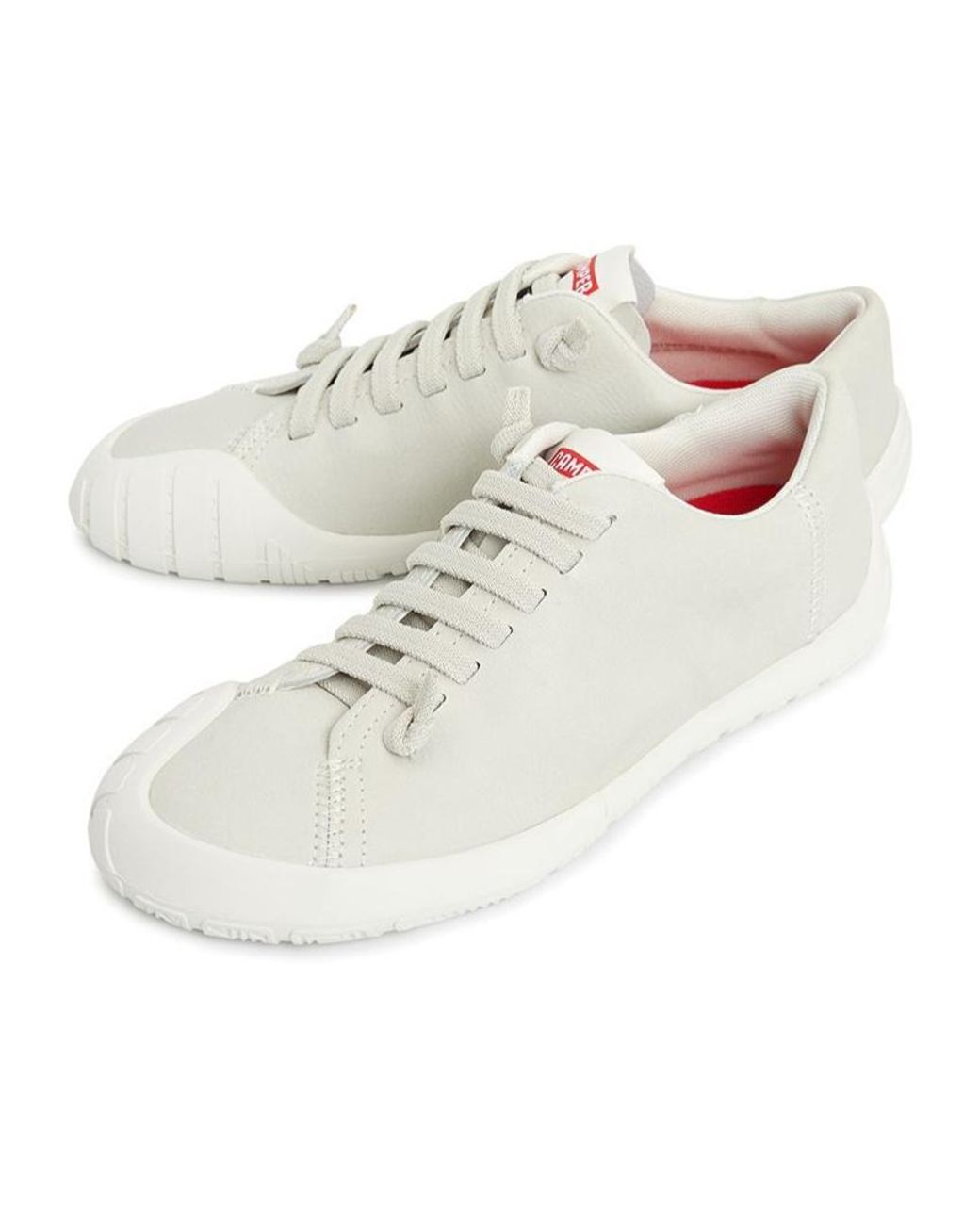 Camper White Leather Sneakers For