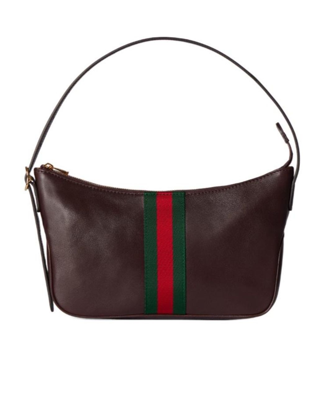 Gucci Brown Web Stripe Shoulder Bag for men