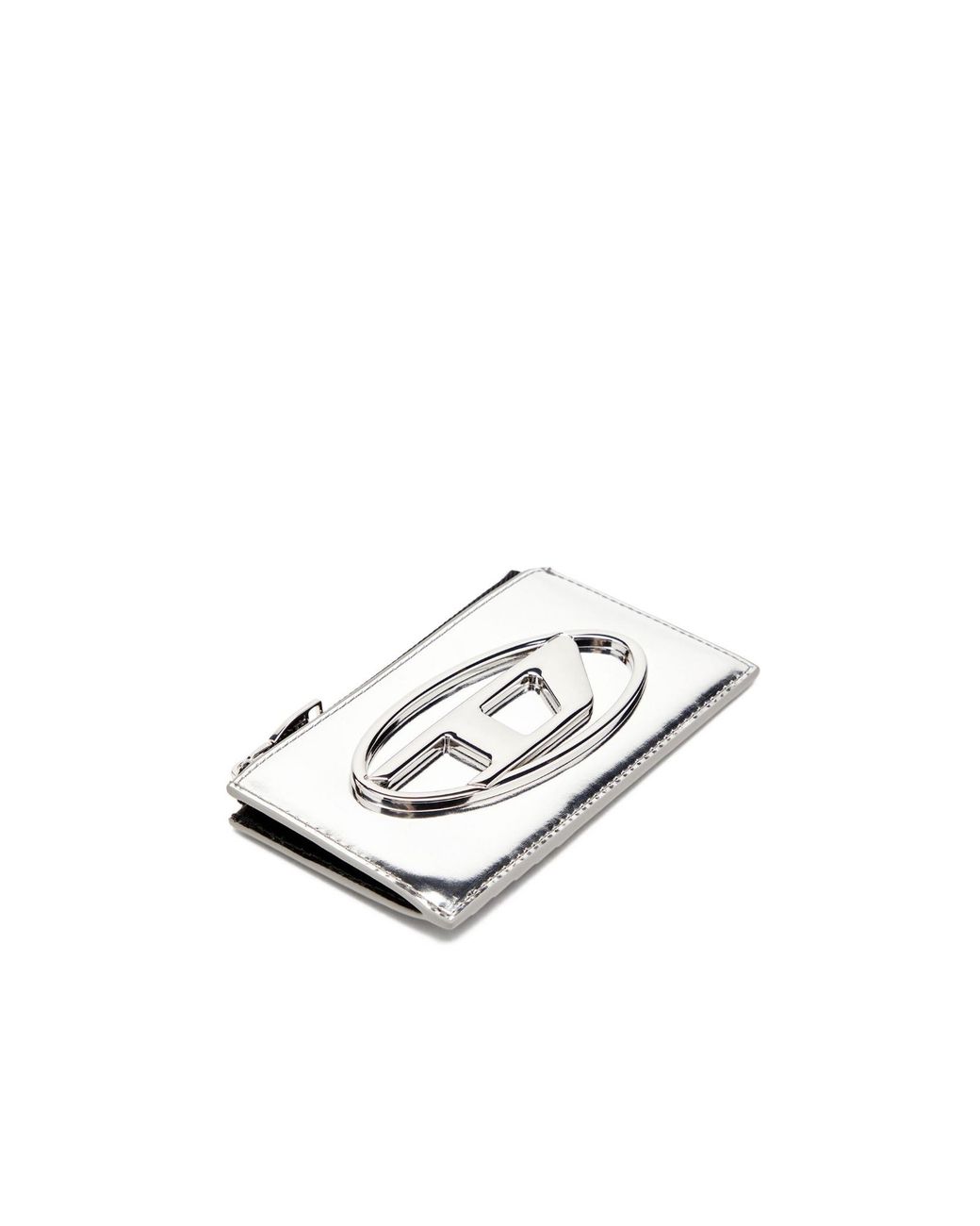 DIESEL White 1Dr Zipped Card Holder
