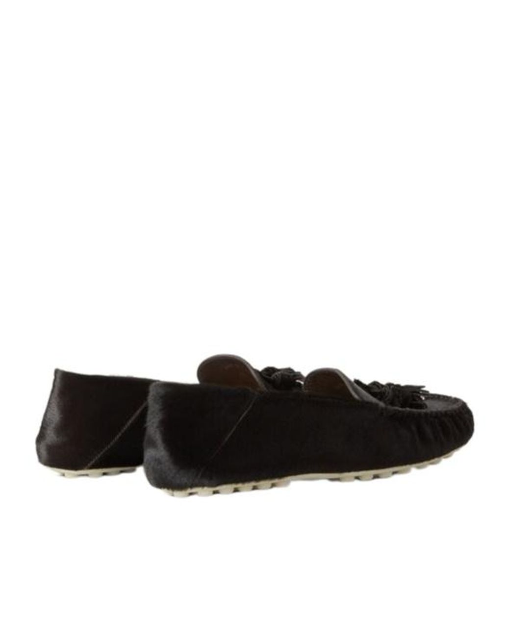 Loro Piana Black Dot Sole Walk Loafer