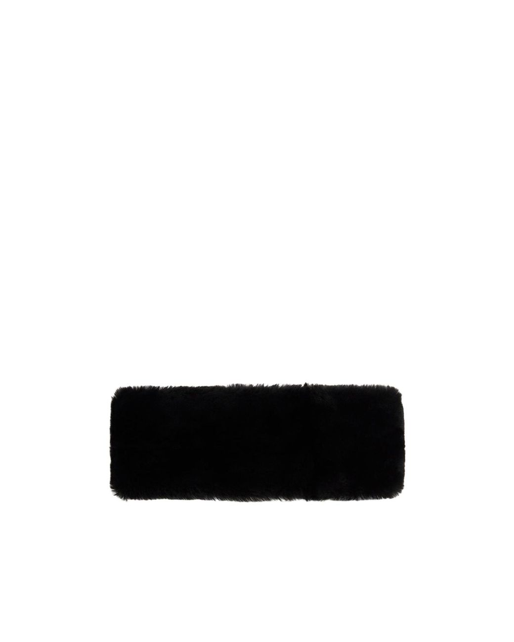 Totême Natural Shearling Headband Ecru