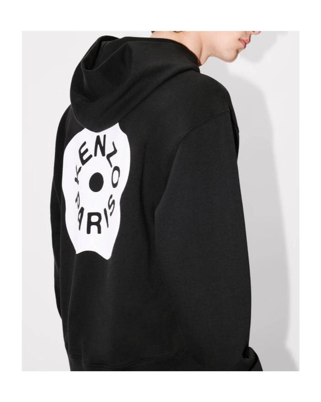 KENZO Black Boke Flower 2.0 Hoodie for men