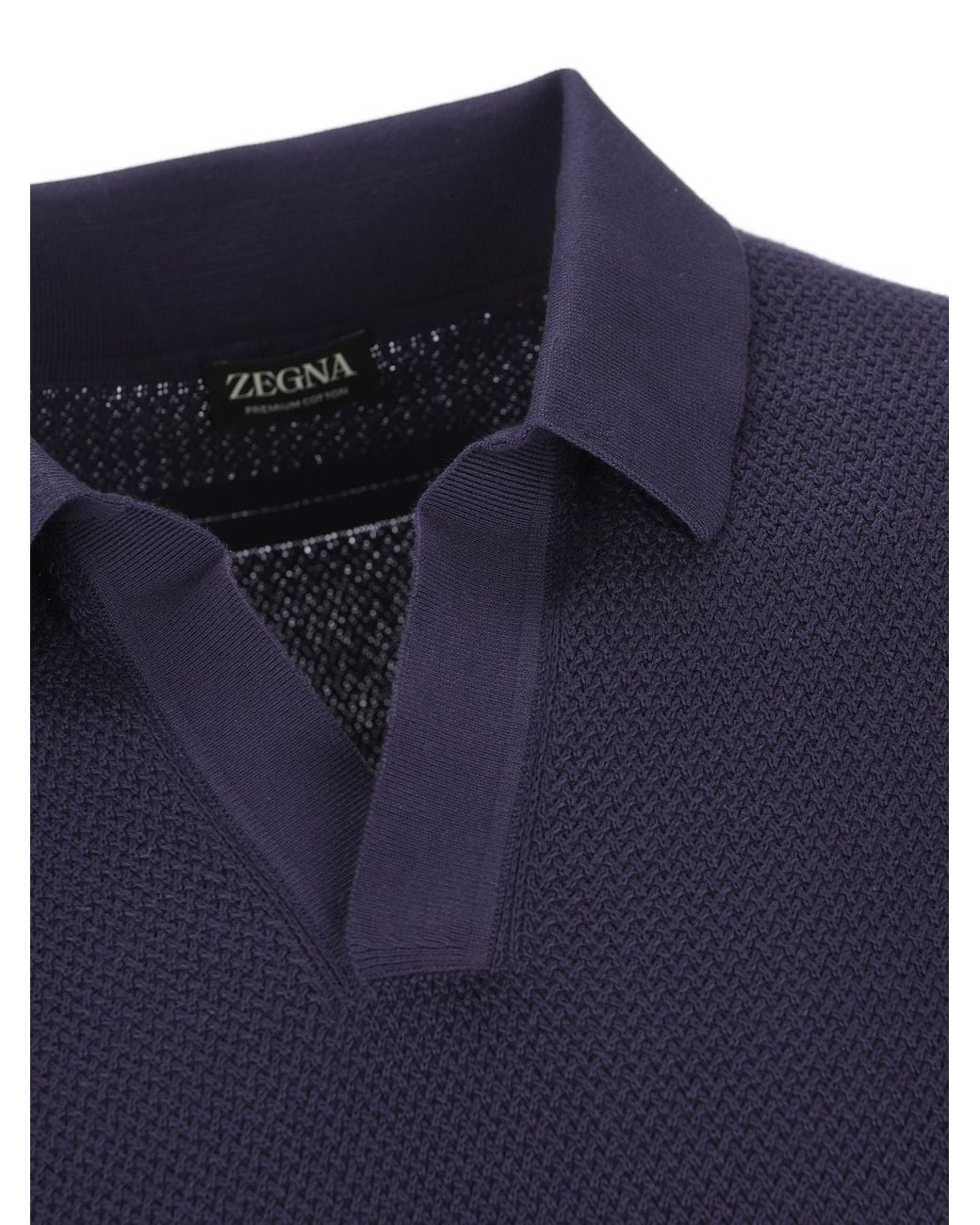 Zegna Blue Premium Polo Shirt for men