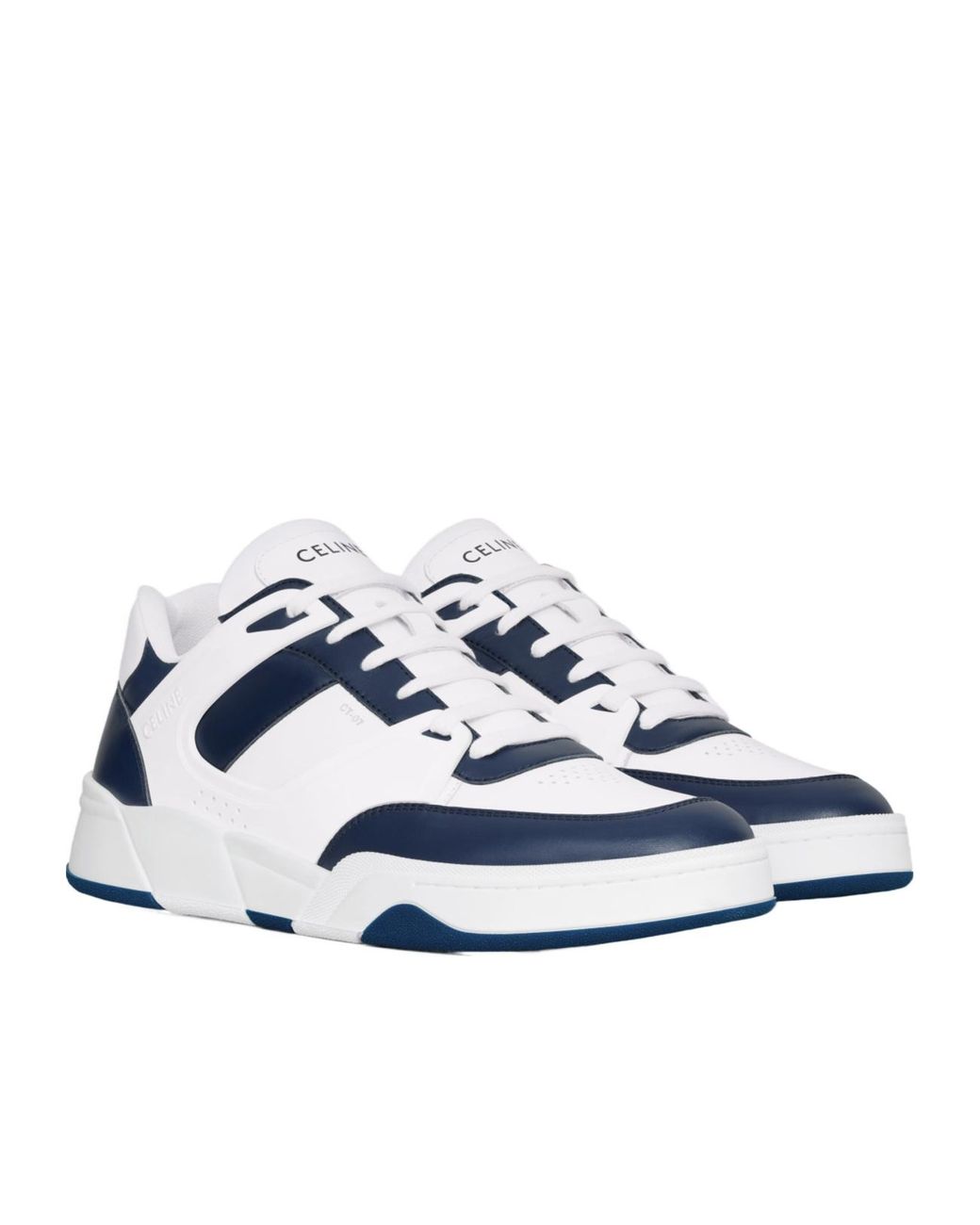 Celine Ct-07 Trainer Low Lace-Up Sneaker in Blue for Men | Lyst