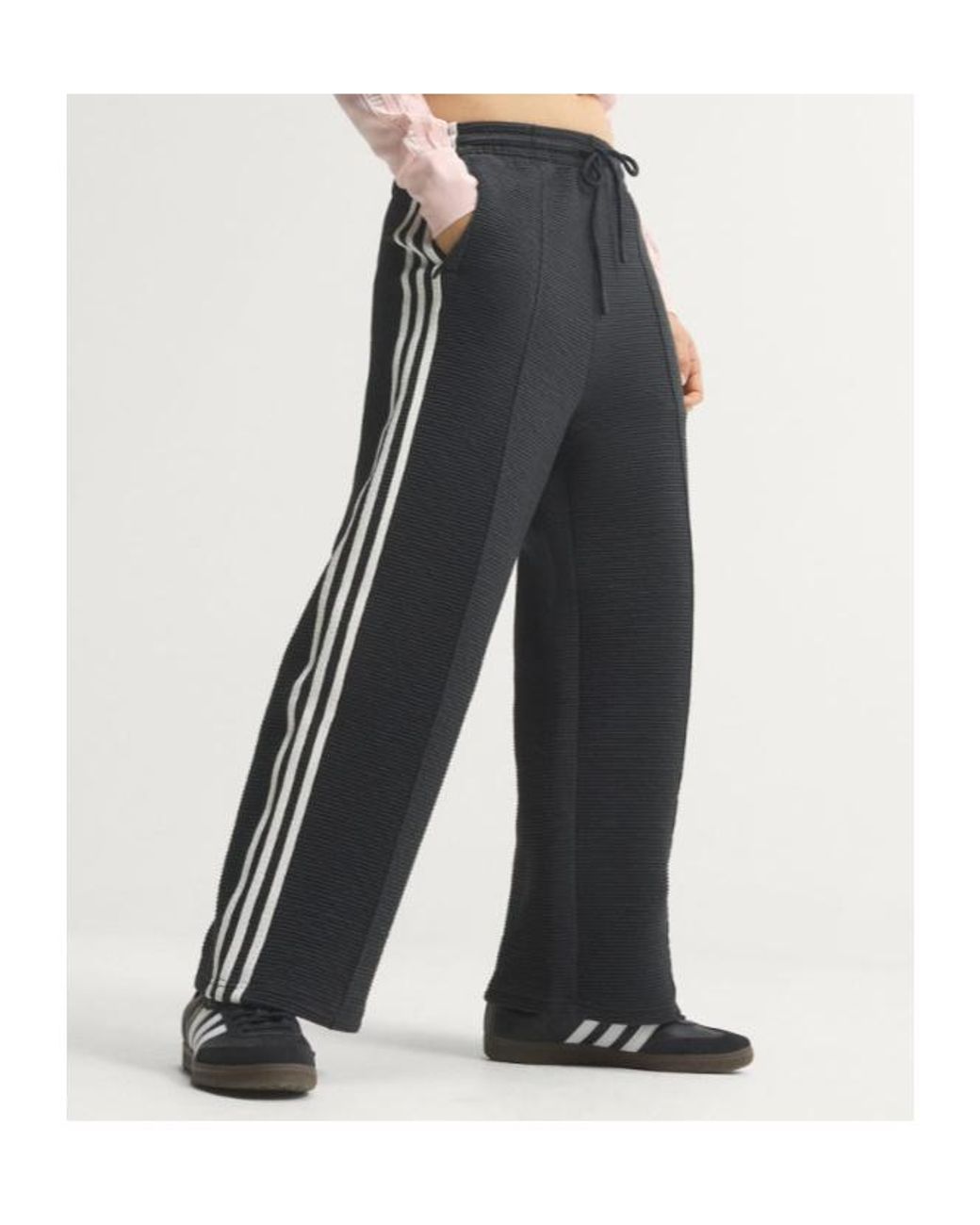 Adidas Blue Originals Firebird Cropped Track Pants