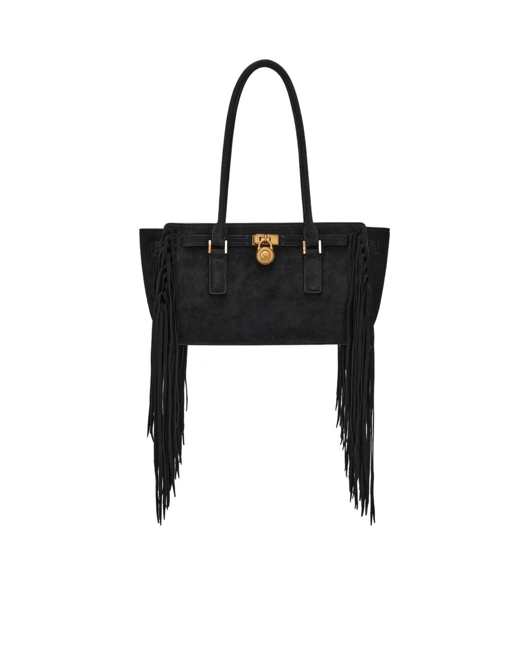 Michael Kors Black Michael Hamilton Moderne Small Fringed Satchel Bag for men