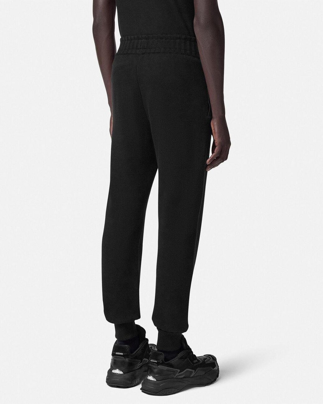 Versace Black Medusa-Plaque Track Pants for men