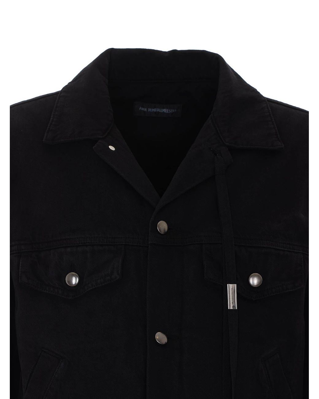 Ann Demeulemeester Black Long-Sleeve Jacket for men