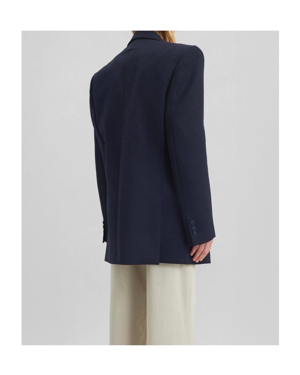 Frankie Shop Blue Monterey Structured Blazer