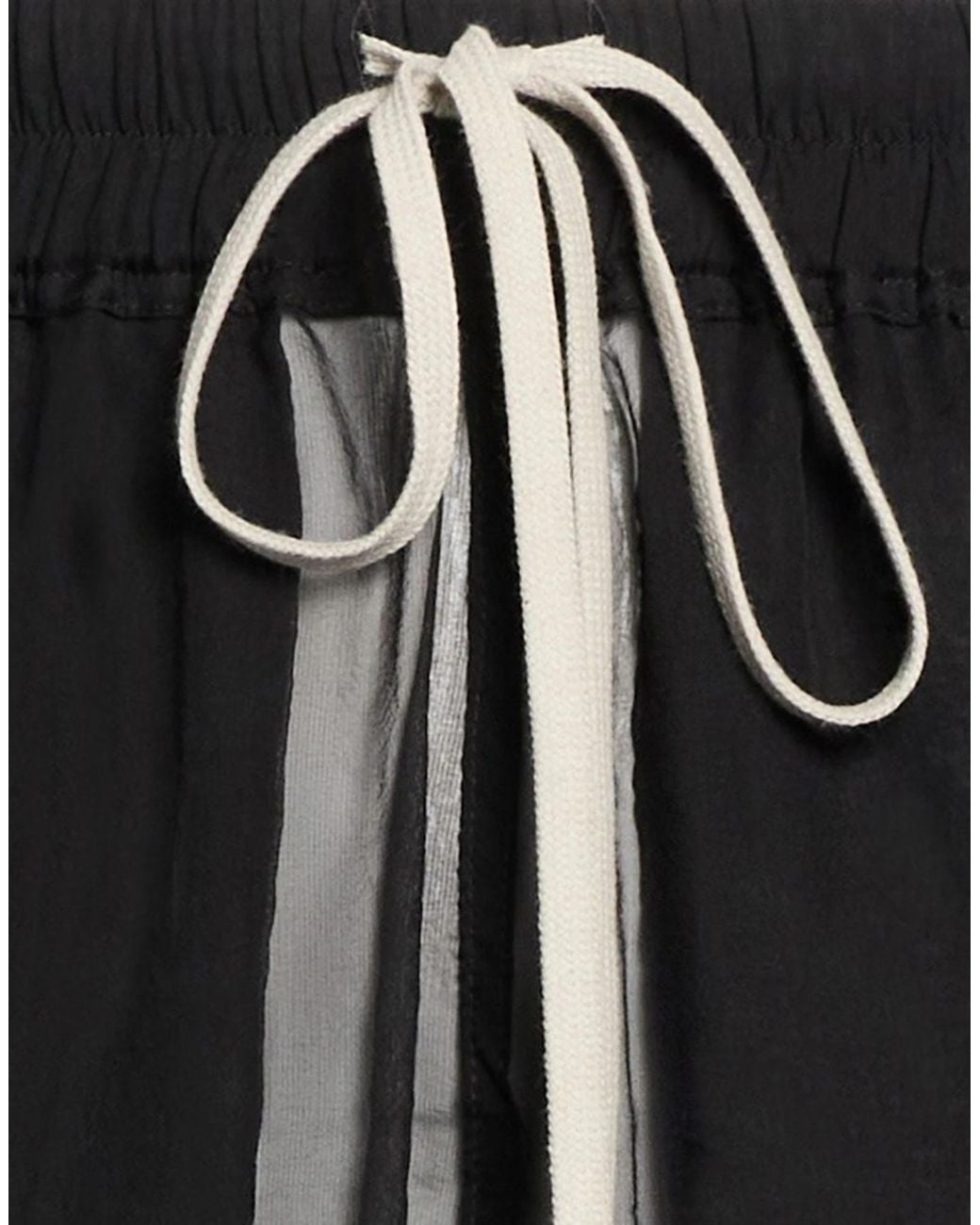 Rick Owens Black Shorts Bermuda