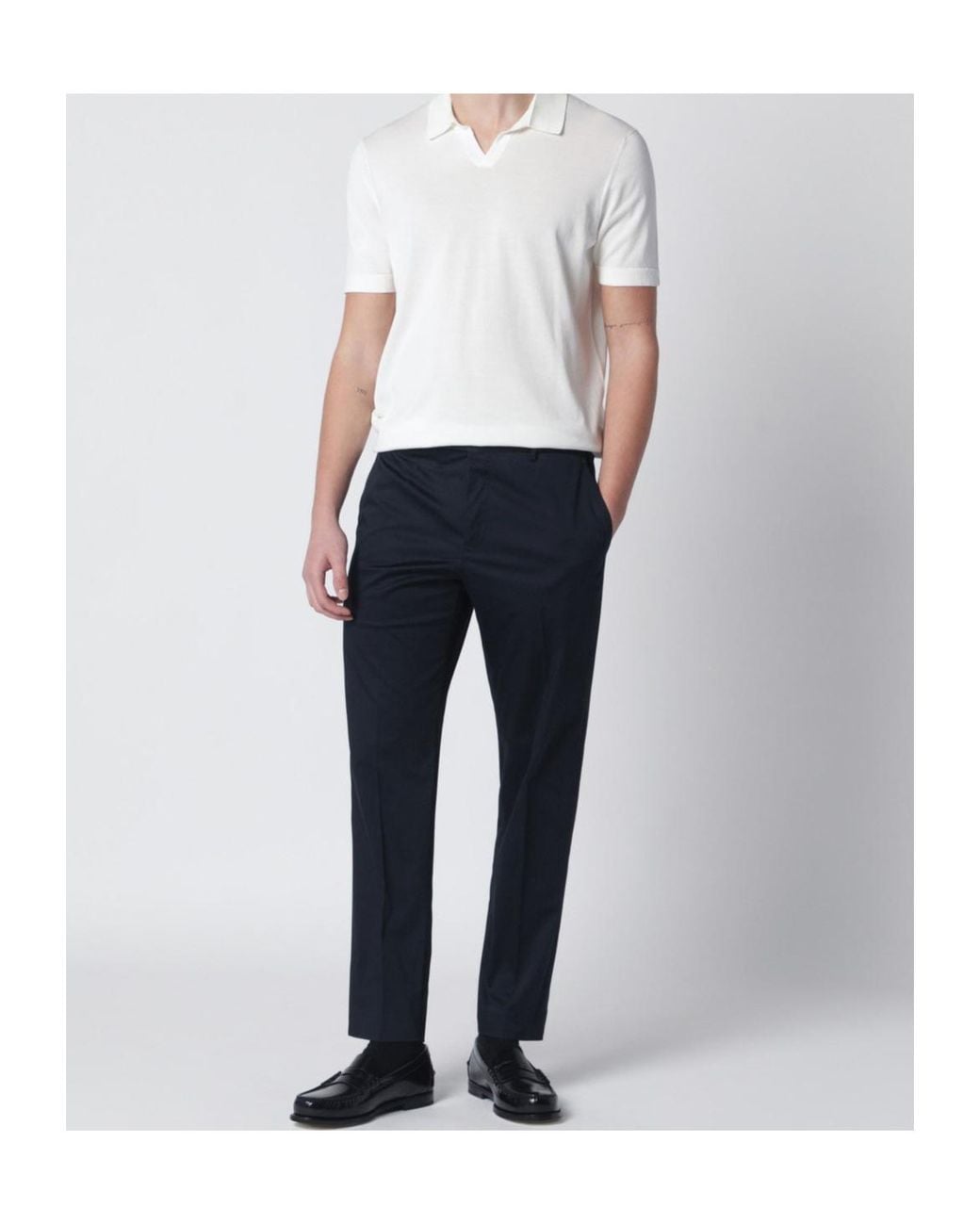 PT01 Blue Pt Torino Slim-Fit Pants for men