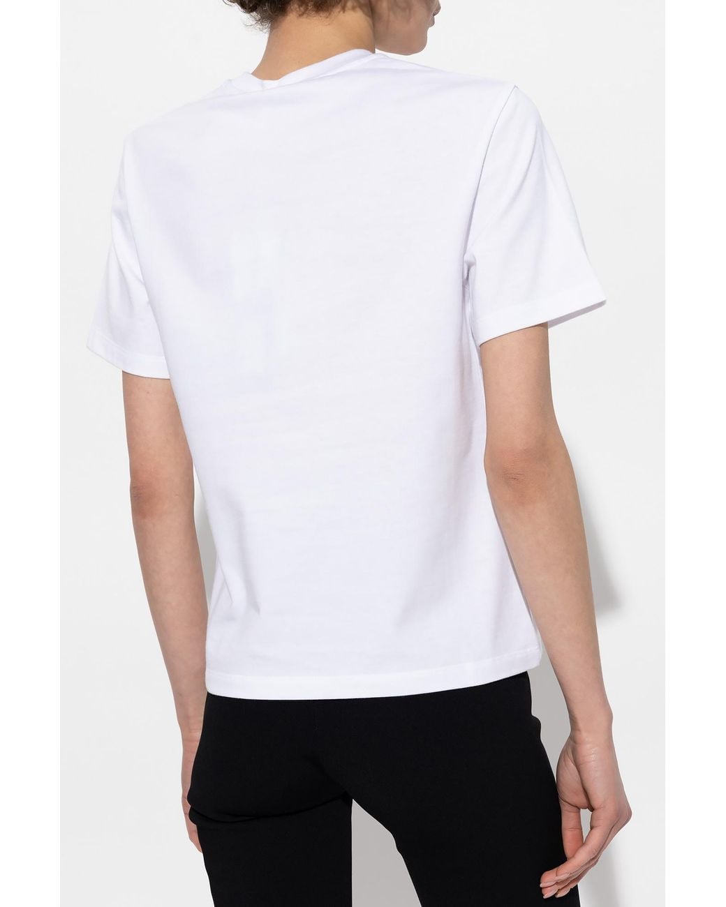 Ferragamo White Ferragamo Crewneck T-Shirt