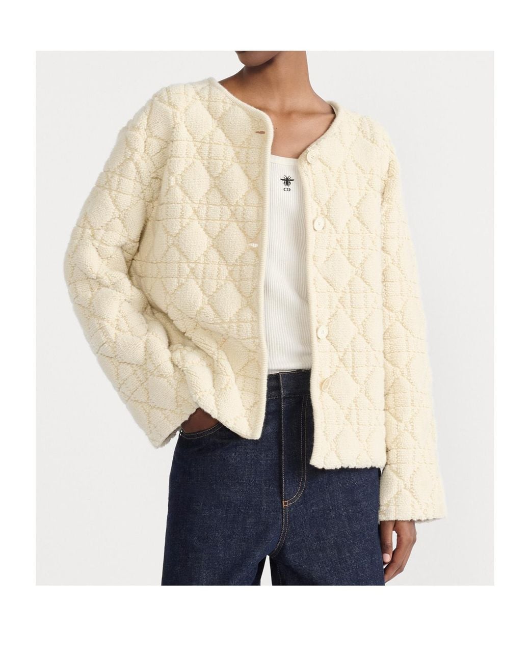 Dior Natural Alps Cannage Jacket
