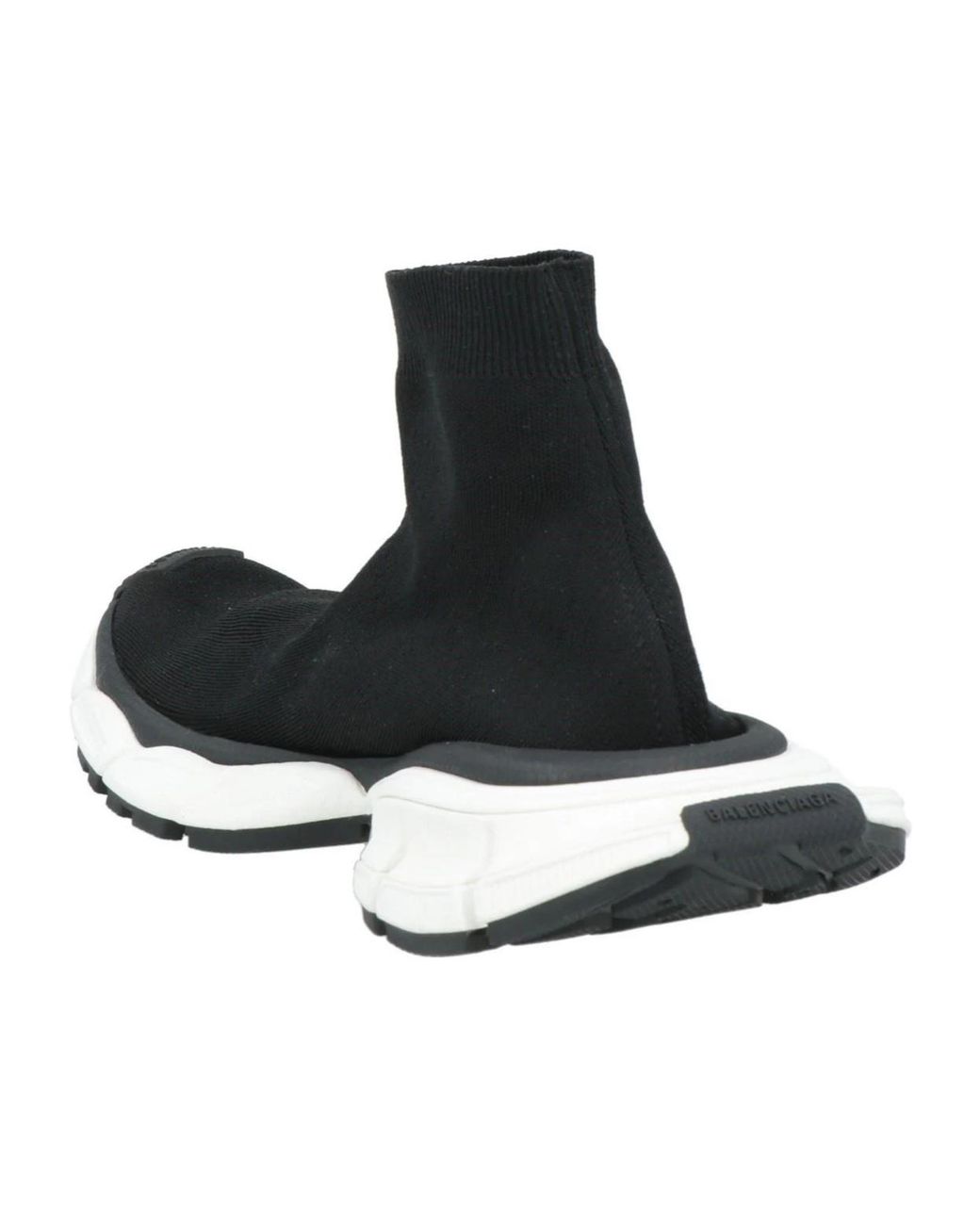 Balenciaga Black Minimalist Knit Sock Boots