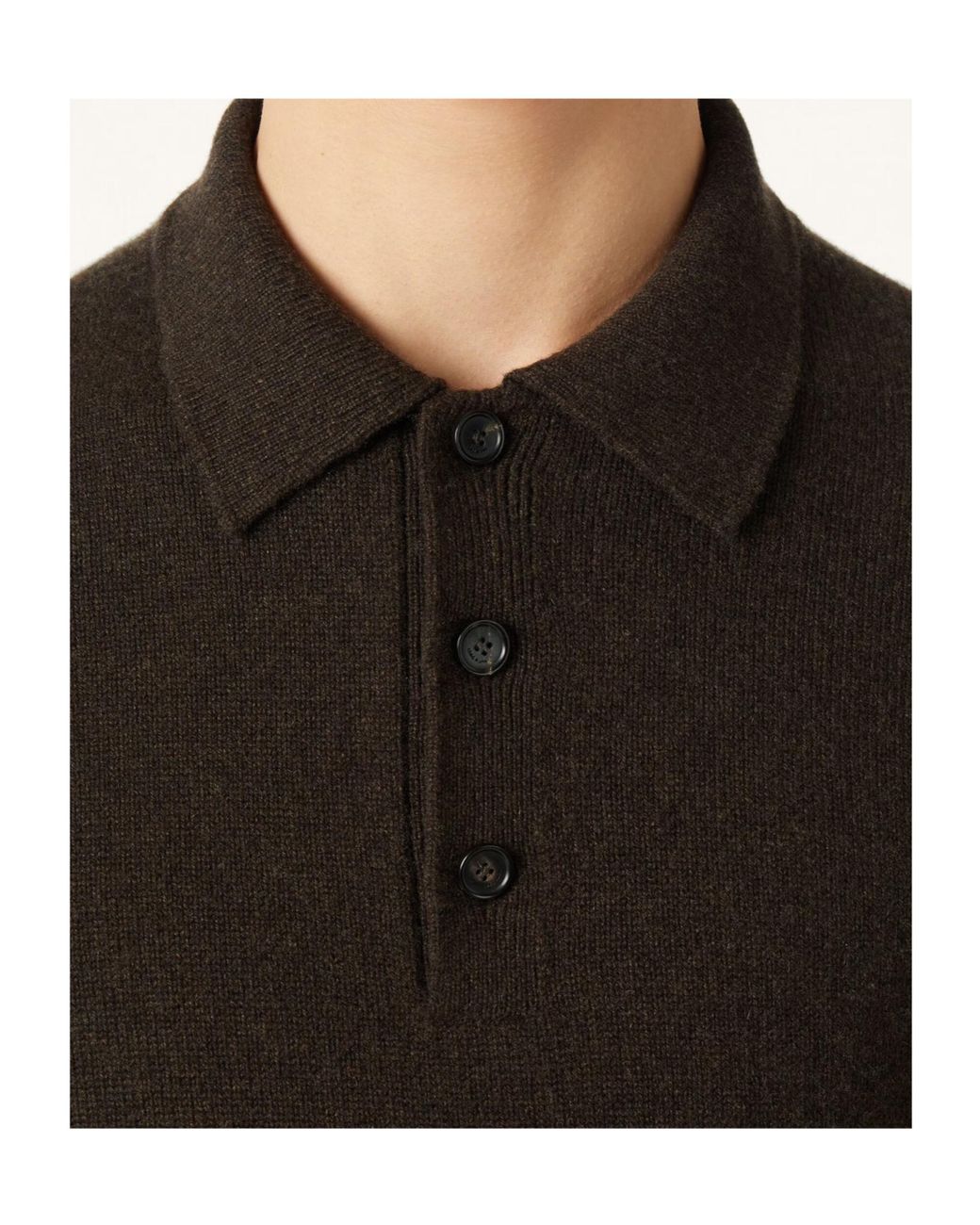 Loro Piana Black Parksville Polo Shirt for men