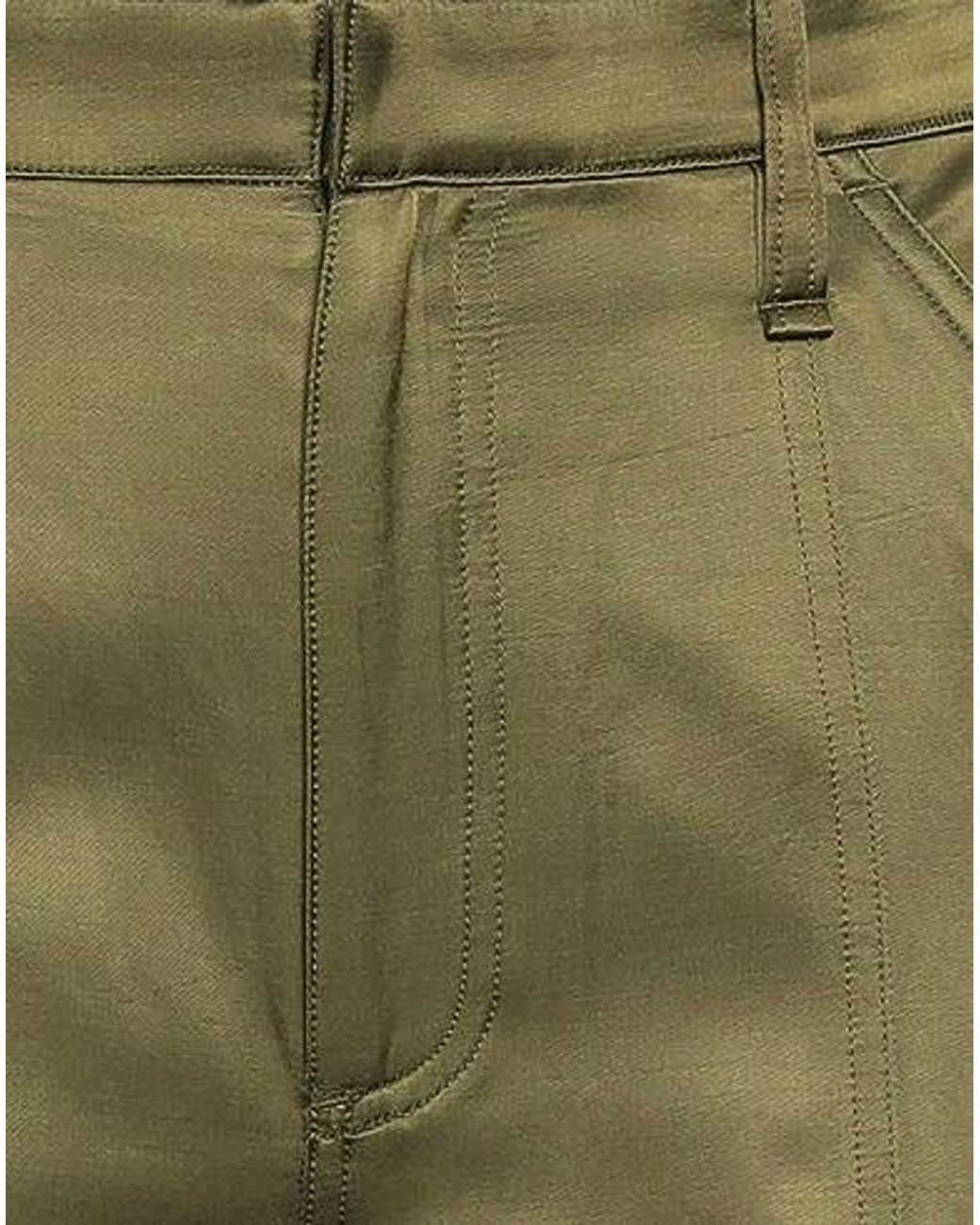 Rag & Bone Green Solid-Color Work Pants