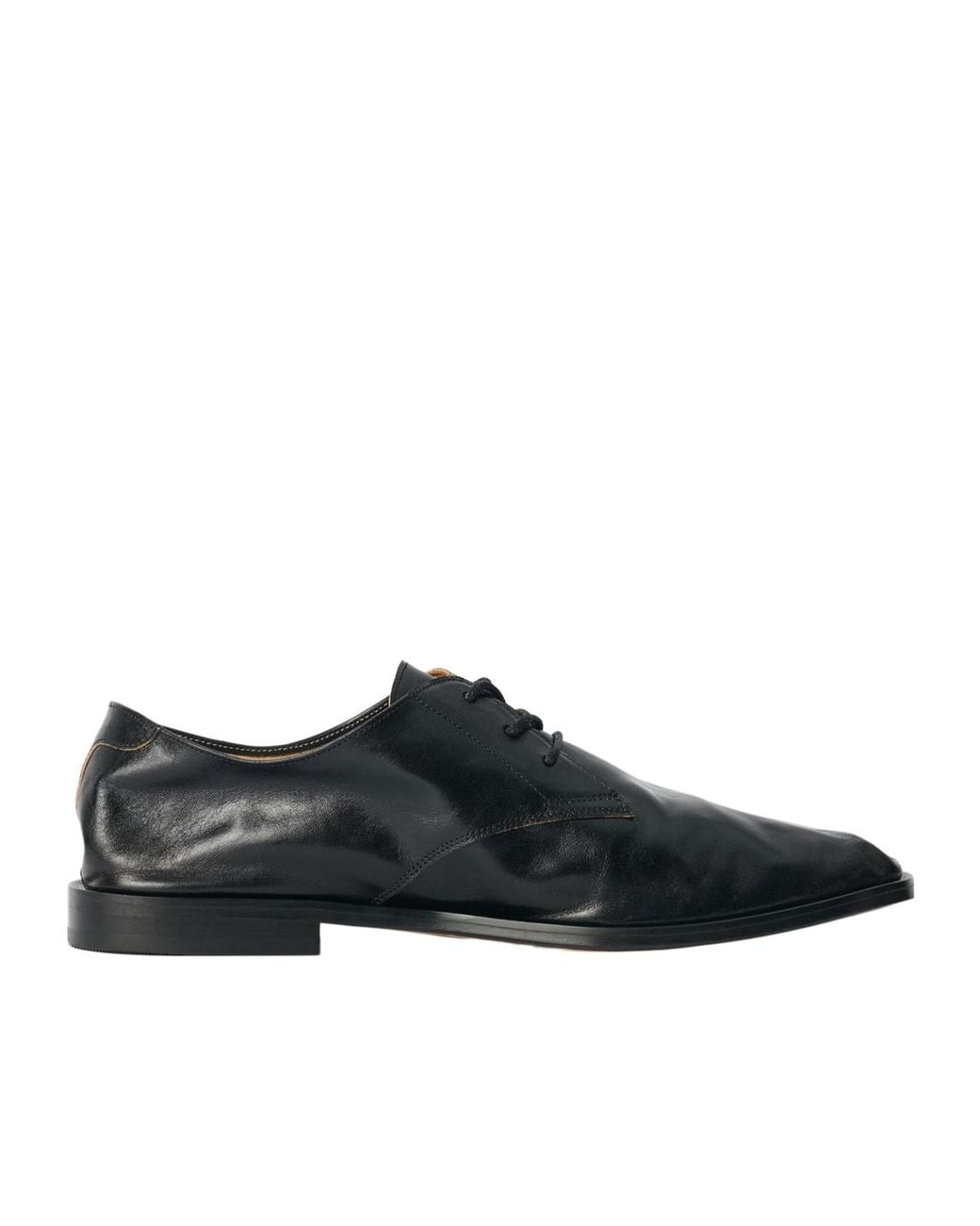 Our Legacy Black Collapsing Consultant Derby Shoes for men