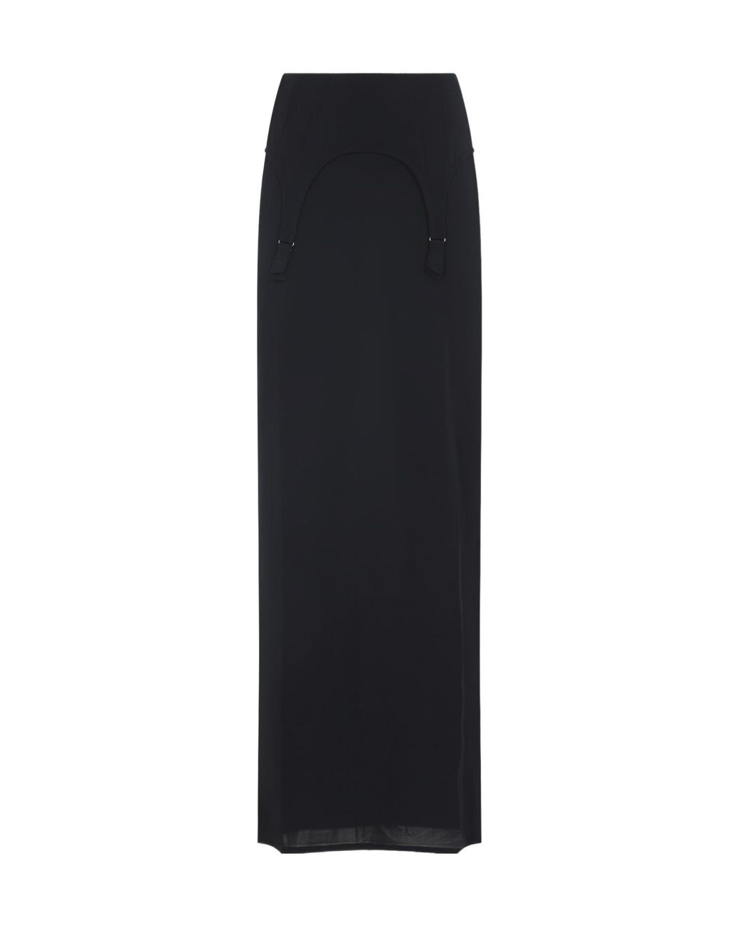 Jean Paul Gaultier Black Midi Skirt