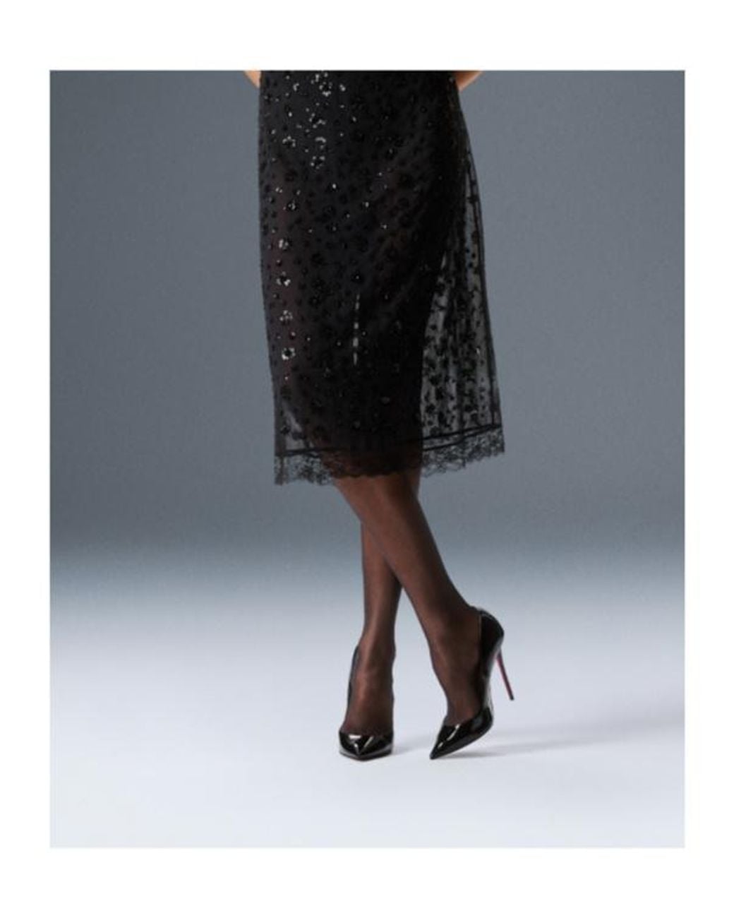 Christian Louboutin Black Pointed-Toe High Heels