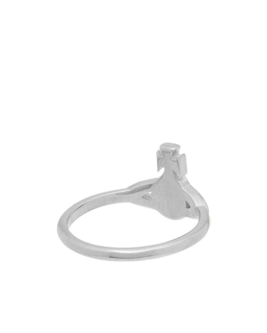 Vivienne Westwood White Marinetta Ring for men