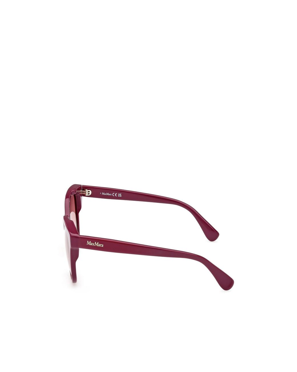 Max Mara Pink Square Frame Sunglasses