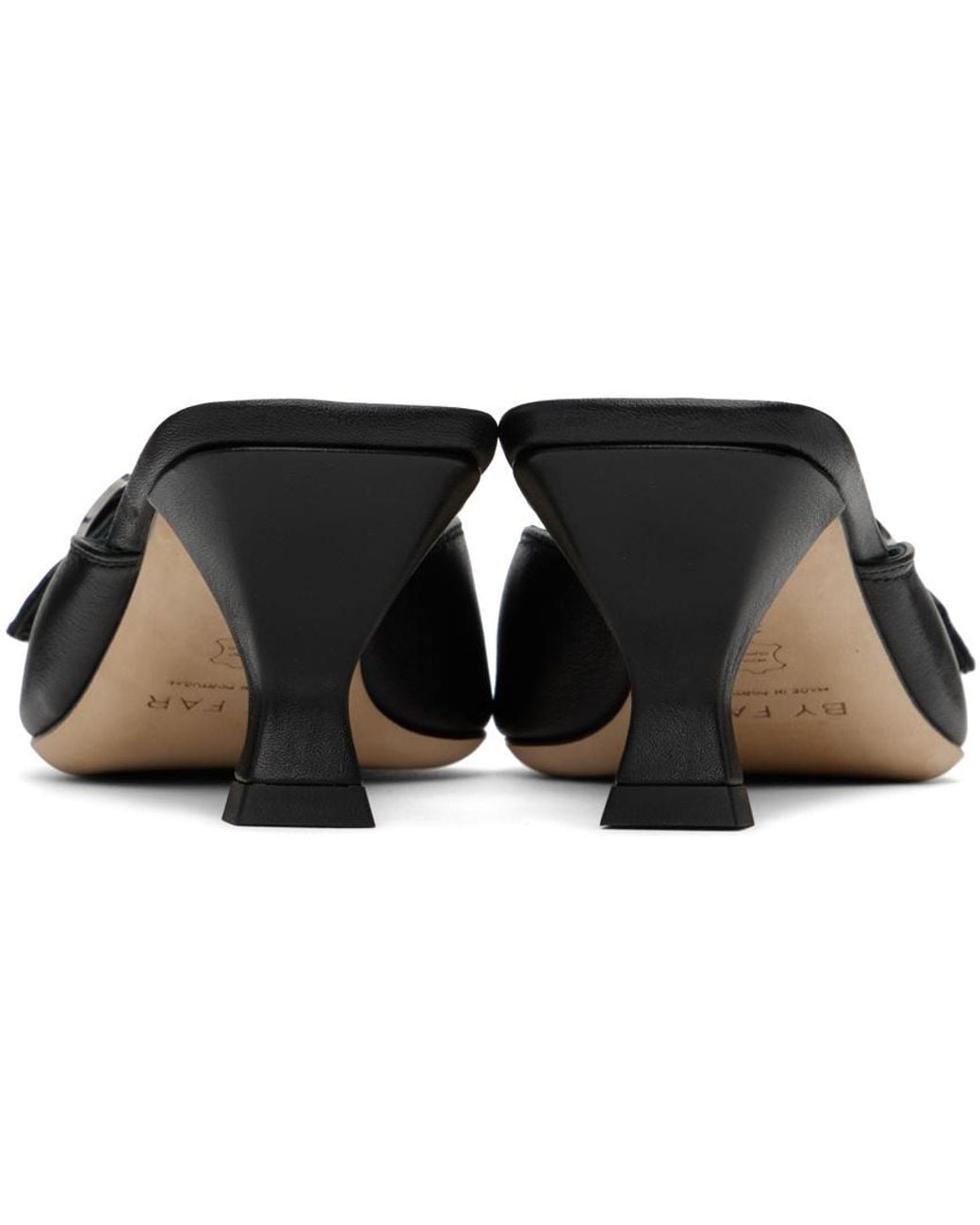By Far Black Evelyn Slingback Pumps