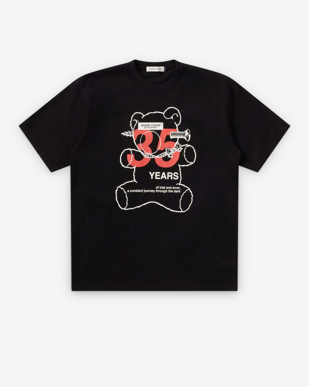 Undercover Black 35 Years T-Shirt for men