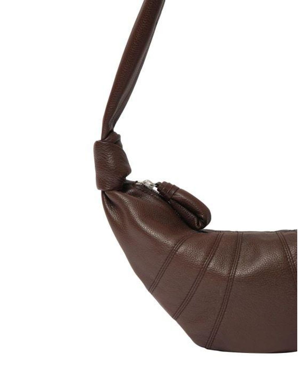 Lemaire White Longstrap Crescent Bag for men
