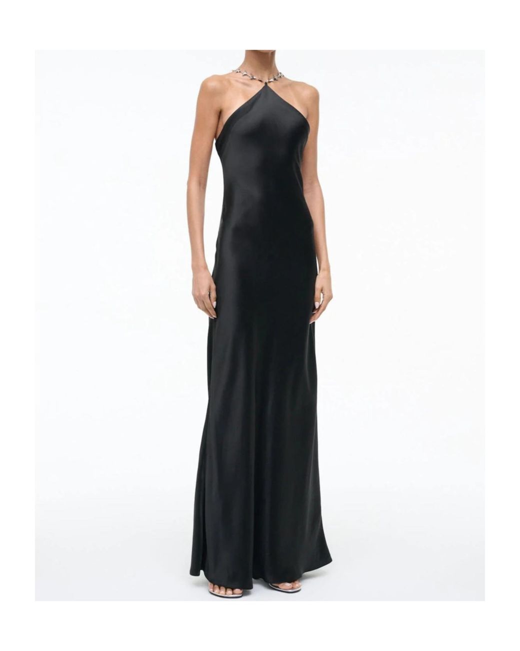 Staud Black Long Dress