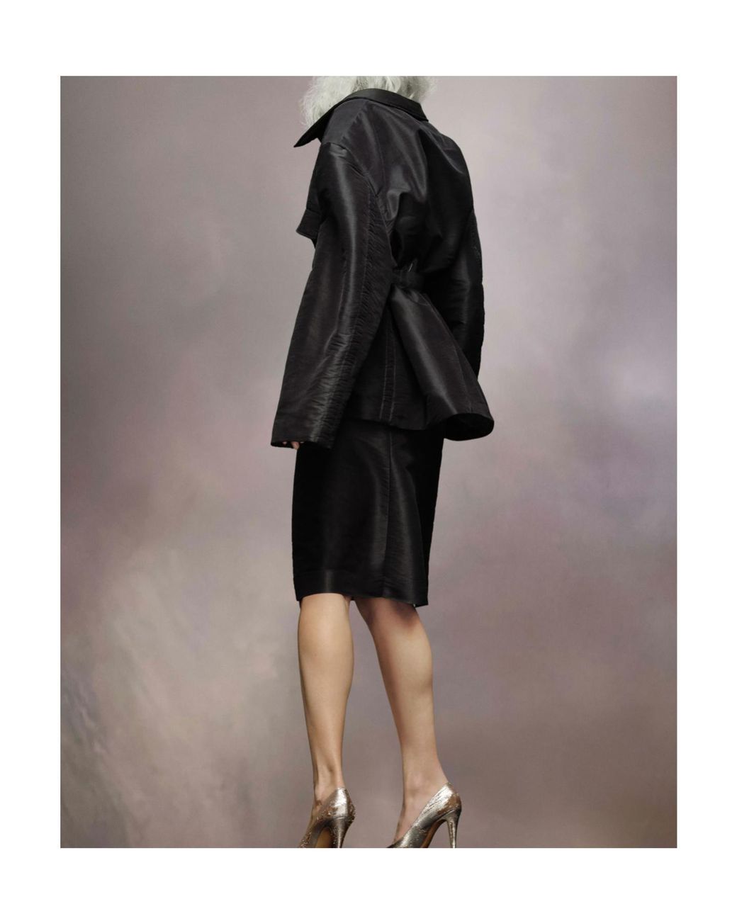 Maison Margiela Black Long-Sleeved Buttoned Jacket