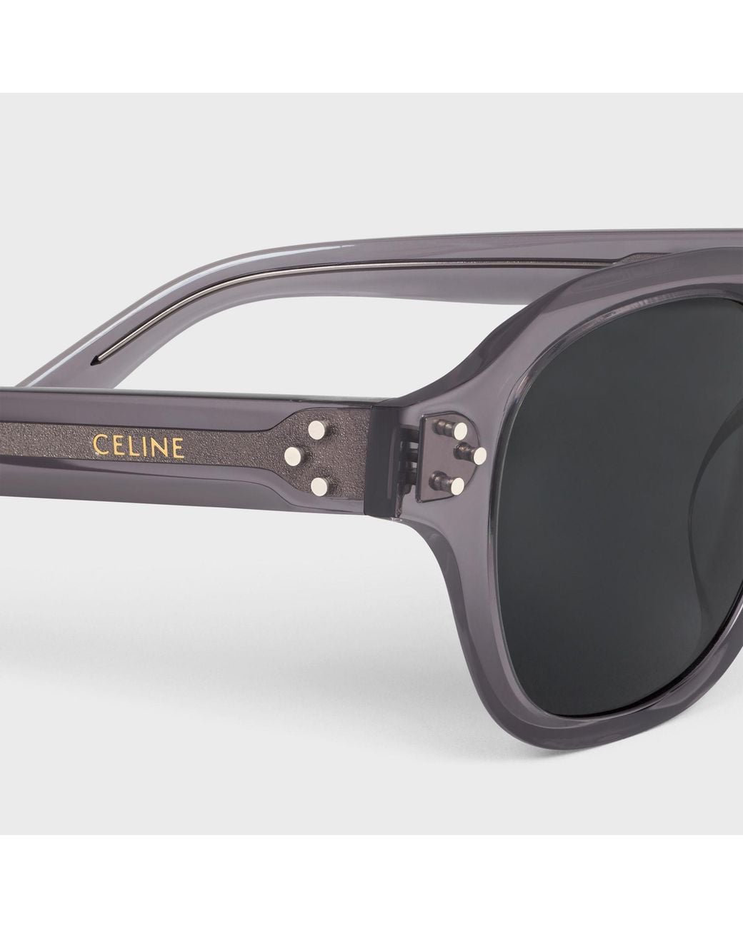 Céline White Frame 60 Sunglasses for men