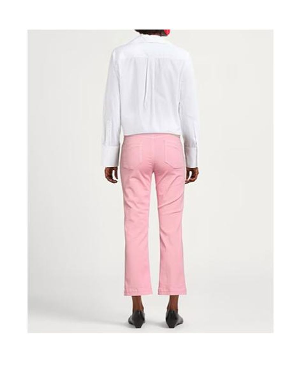 Sportmax Pink Denim Trousers