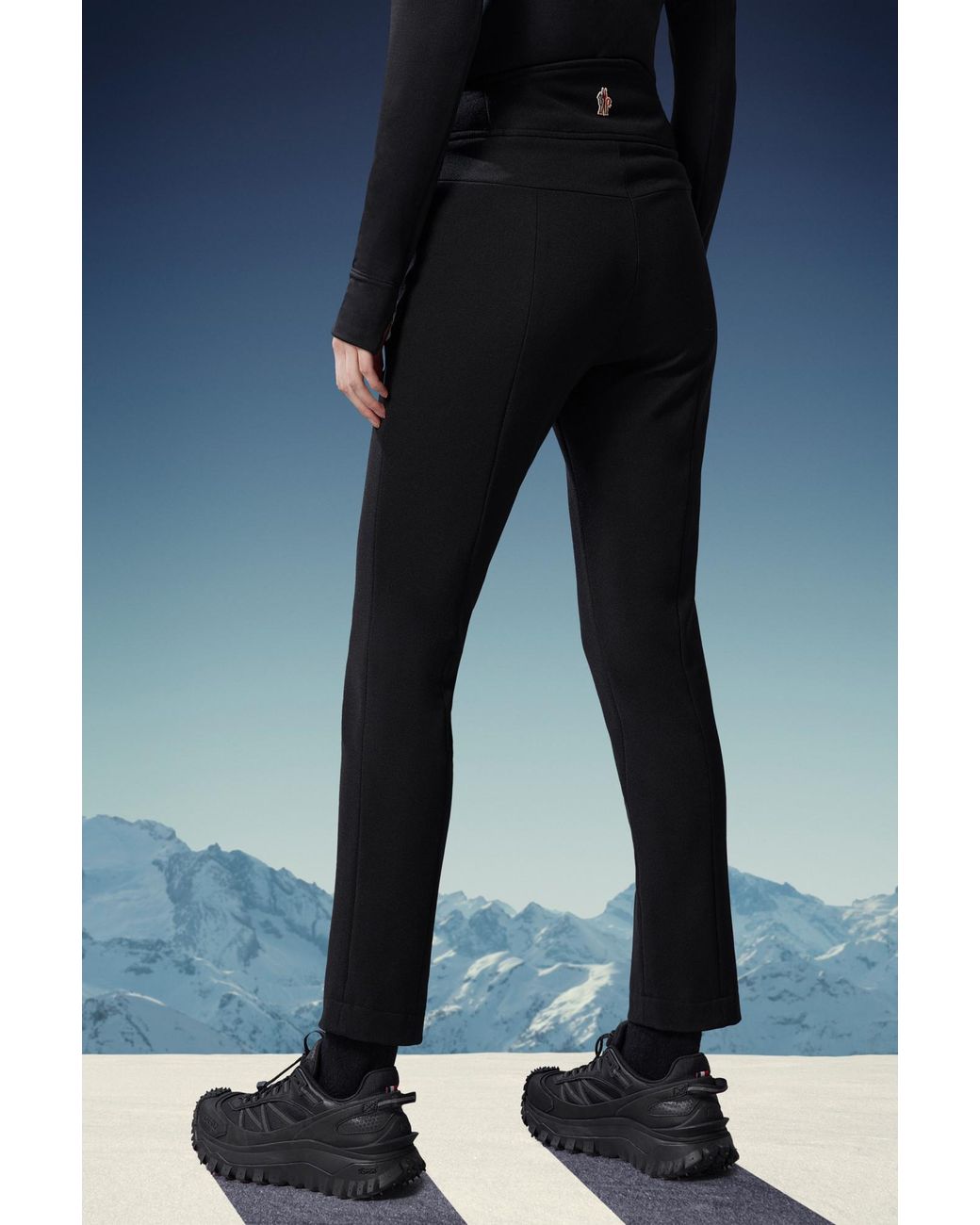 Moncler Black Twill Trousers