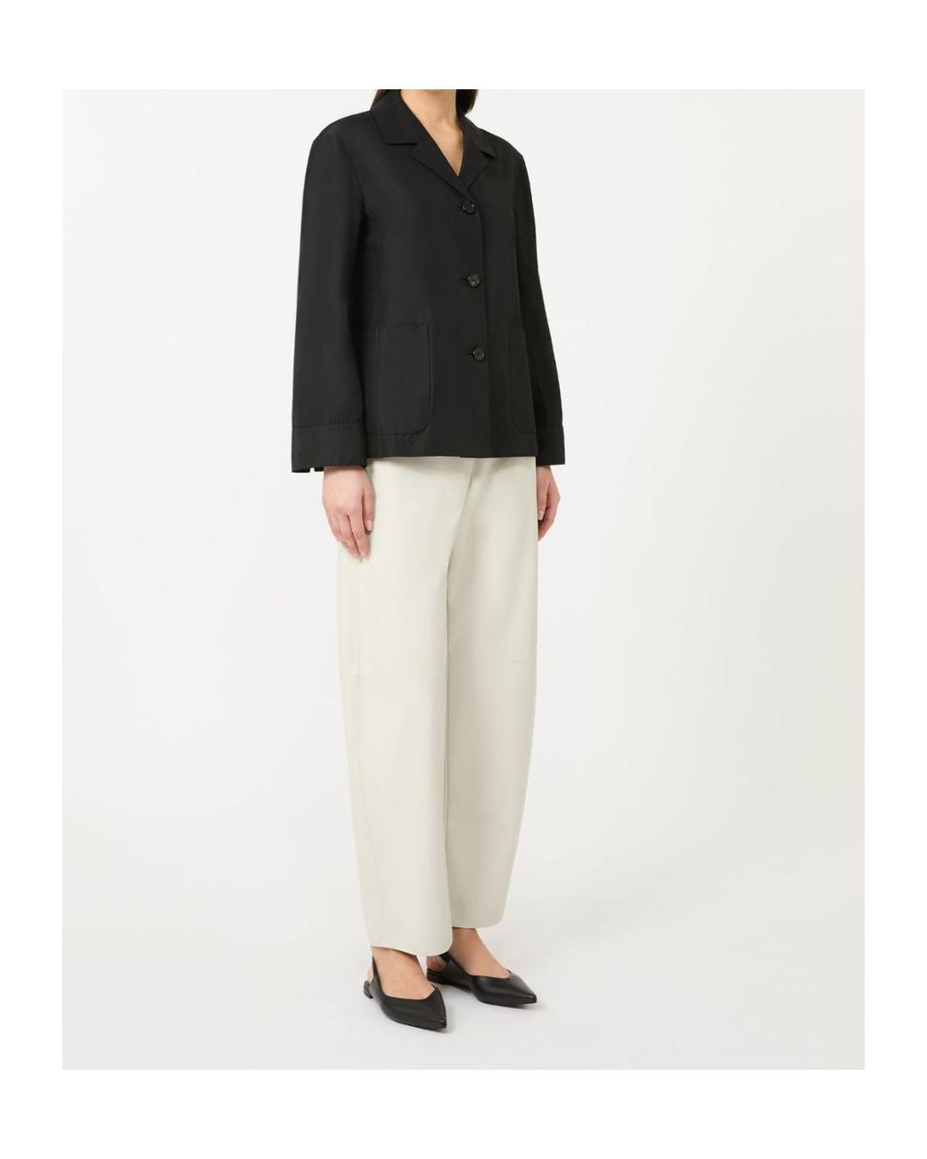 Max Mara Black 'S Smmnina Button-Up Shirt