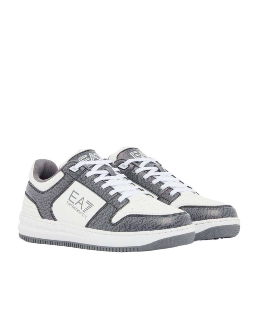 EA7 White Slasher Sneakers for men