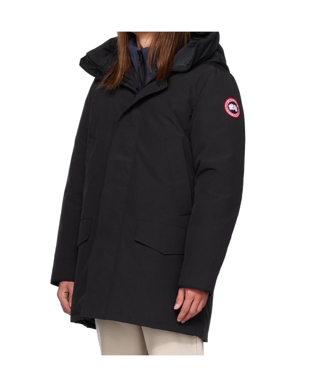 Canada Goose Black Langford Hooded Parka for men