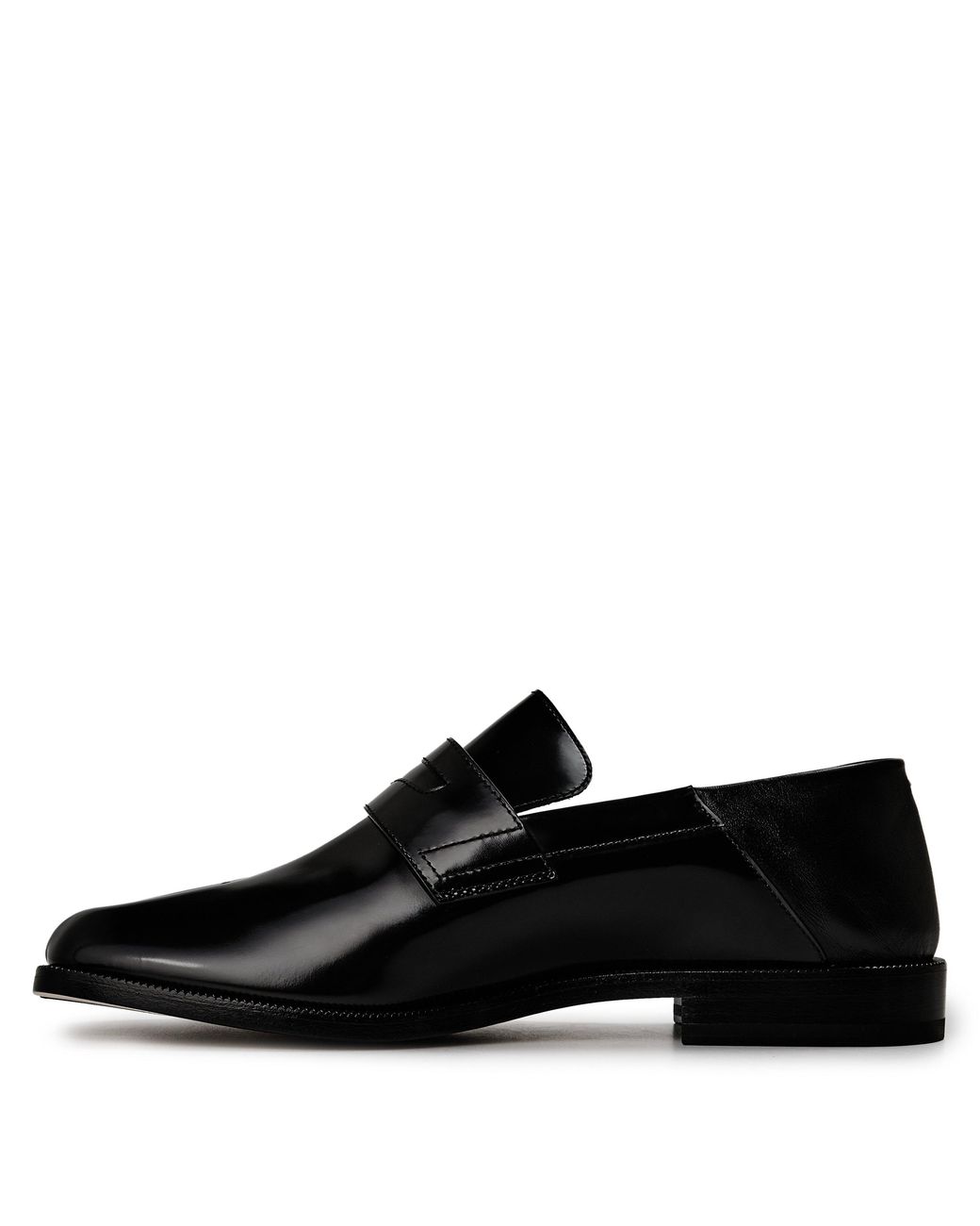 Maison Margiela Black Tabi Slip-On Loafer for men