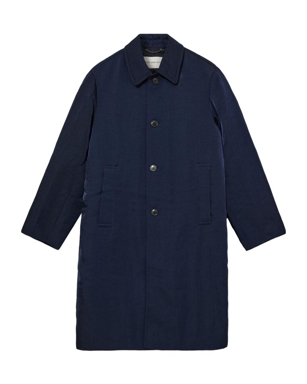 Dries Van Noten Blue Single-Breasted Long-Sleeve Casual Jacket for men