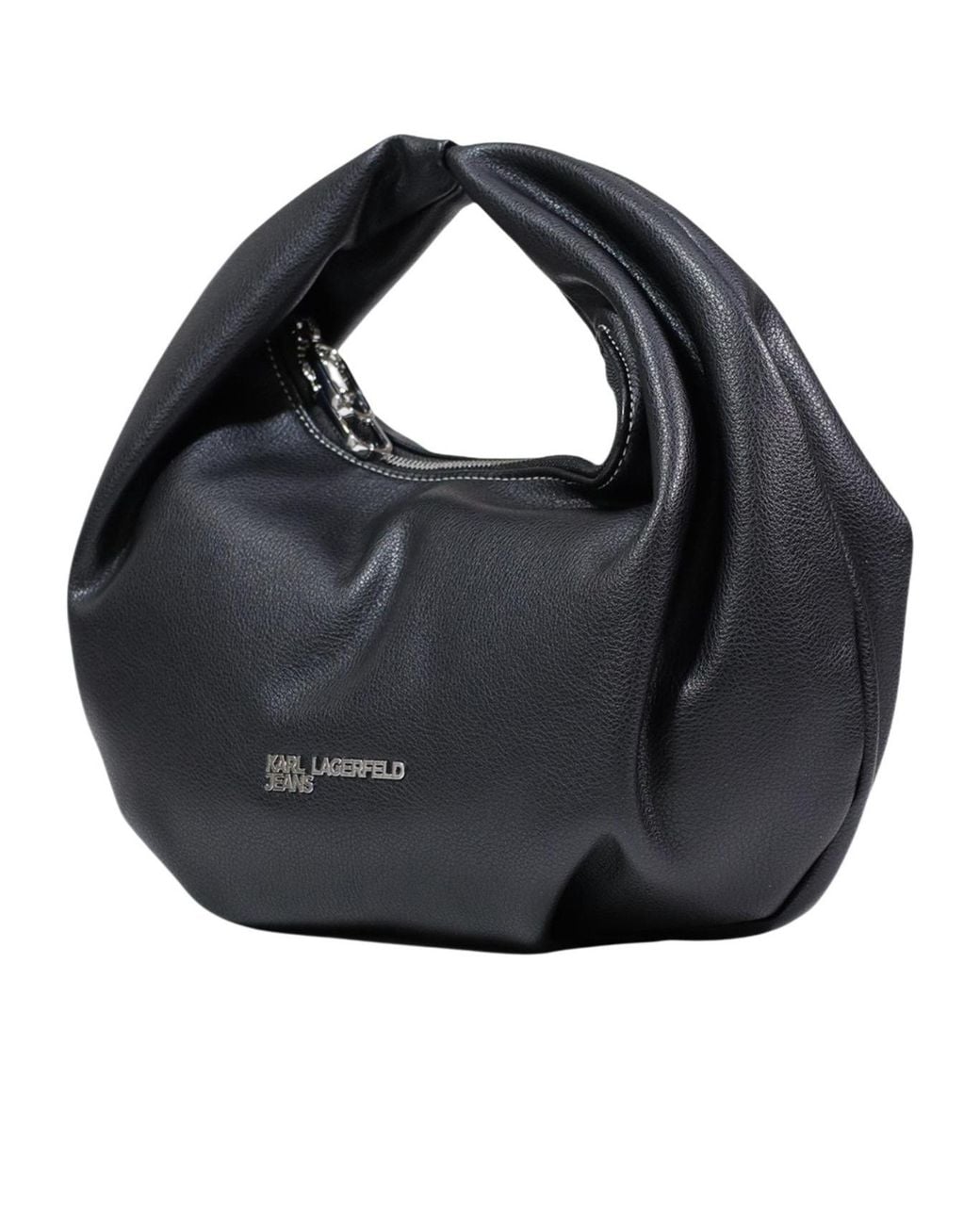 Karl Lagerfeld Blue Logo-Detail Tote Bag