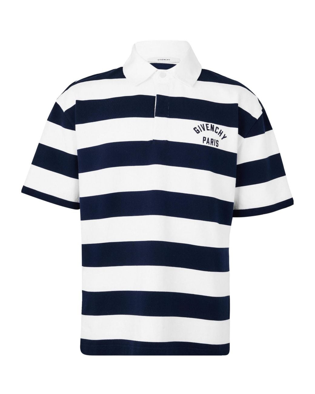 Givenchy Blue Short-Sleeve Polo Shirt for men