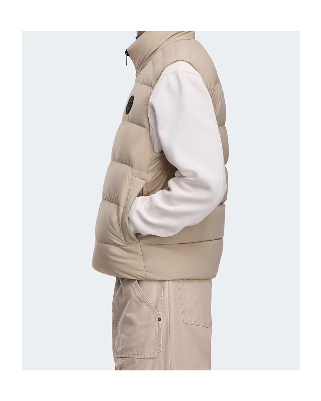 Canada Goose Natural Crofton Gilet Enduraluxe Limestone for men