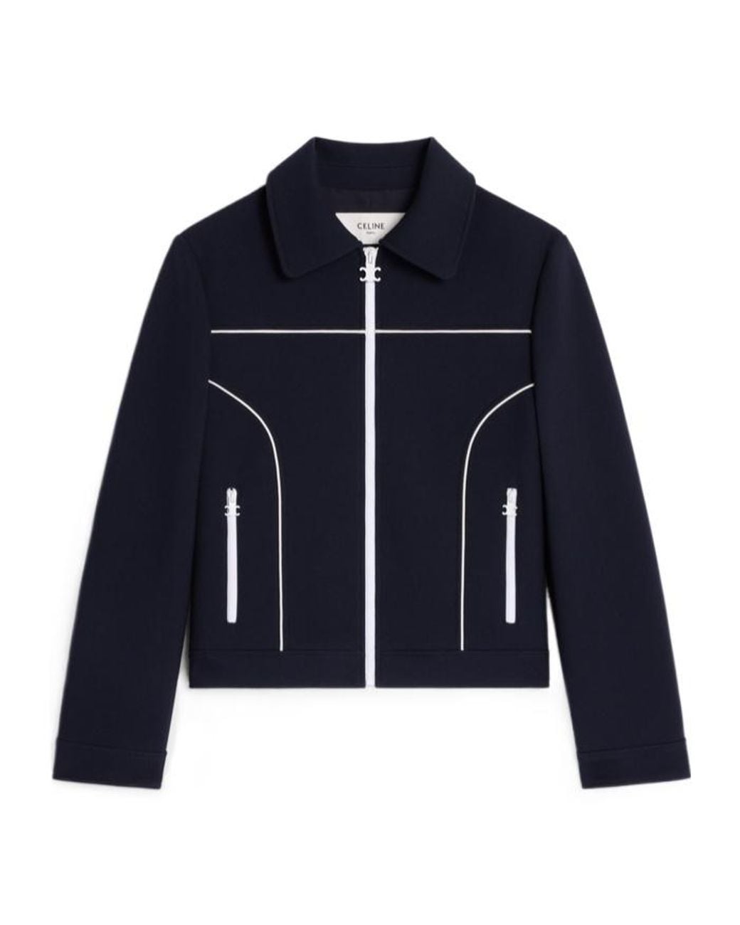 Céline Blue Chelsea Blouson Jacket