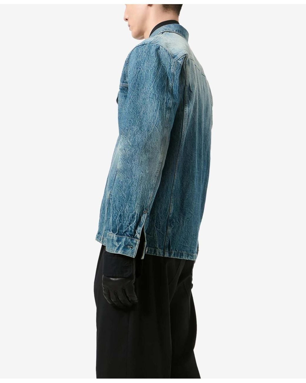 Our Legacy Blue Shackle Denim Jacket for men