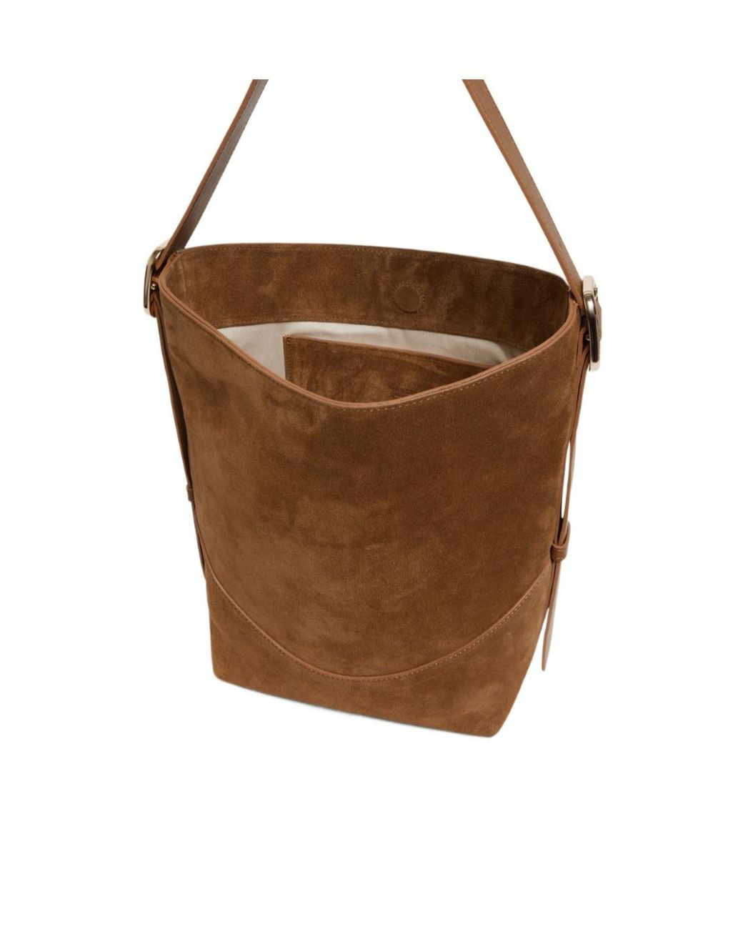 Marella Brown Suede Hobo Bag