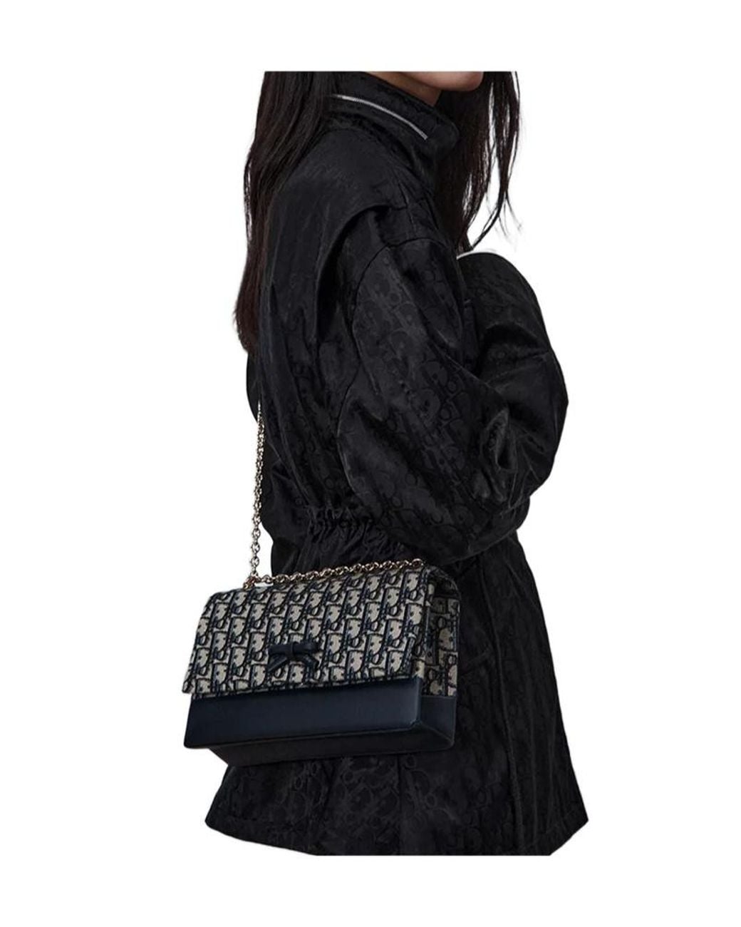 Dior Black Small Promenade Flap Bag