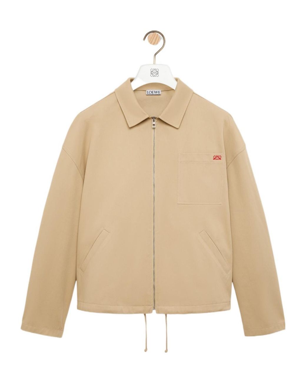 Loewe Natural Zip-Up Jacket for men