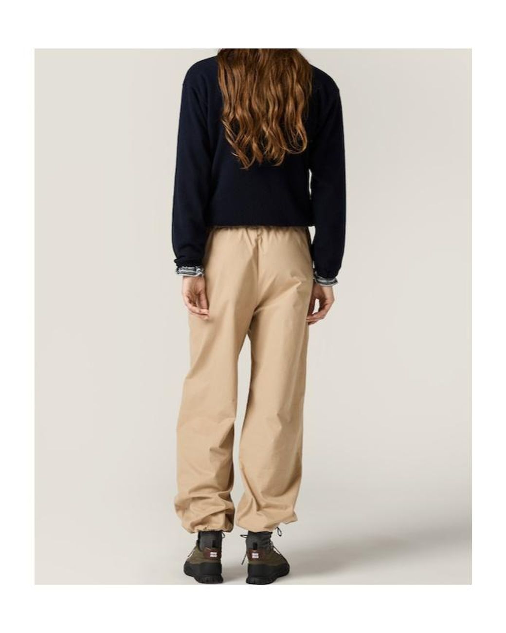 Miu Miu Blue Cashmere Zipper Sweater