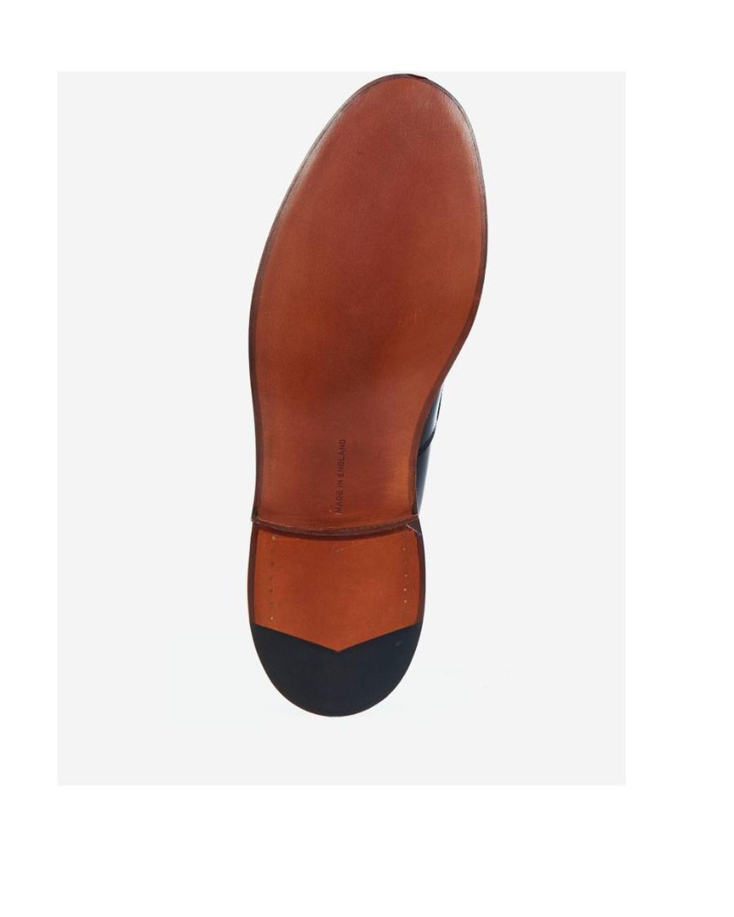 Tricker's Blue Almond Toe Leather Loafers for men