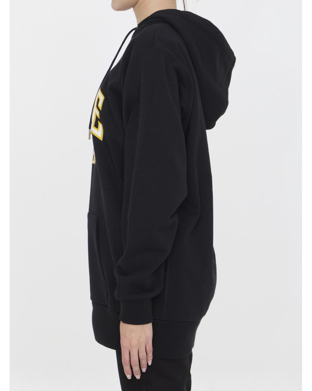 Céline Black Oversized Hoodie